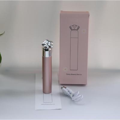 China Eco-Friendly Aluminum Alloy Beauty Tools Lift and Sculpt Face Massager Micro Sonic Plus 24K T Current Gold Bar for sale