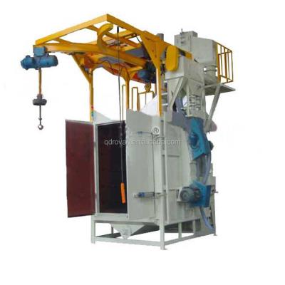 China Rust removing hook Q37/Q3710 shot blasting machine with steel shot/hanger shot blasting machine price for sale