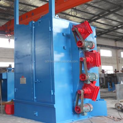 China Rust Removing Factory Price Promotional High Pressure Centrifuge Die Casting Hook Shot Blasting Machine for sale