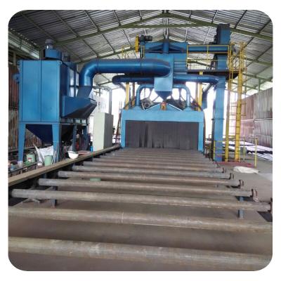 China Building Material Shops Type Shot Blasting Machine Roller Conveyor Price for sale