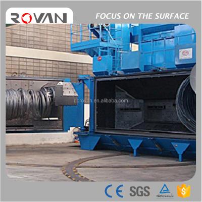 China Foundry Rust / Corrosion Inhibitor Rebar Sandblasting Equipment , steel rebar sand blasting device for sale