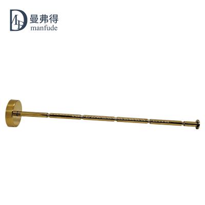 China Wholesale Store Merchandise Display Manfude Supermarket Shelf Display Wall Supermarket Shelf Beam Hook Frames Gold Groove Hook for sale