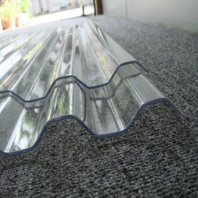 China Modern High Quality Polycarbonate Corrugated Sheet Size Custom Polycarbonate Roof Tiles for sale