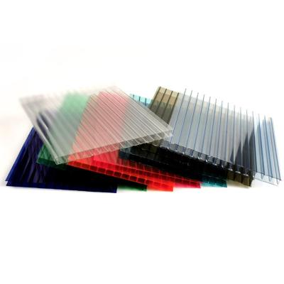 China Modern Polycarbonate Wall Multiwall Triple UV PC Plastic Hollow Sheet for sale