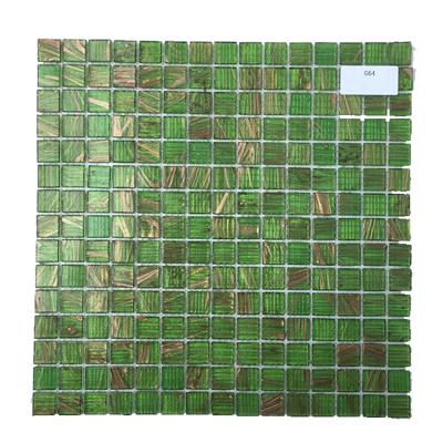 China Vibrant Glass Parquet Mosaic With Gold Line Design Mosaic For Flooring Mosaic And Wall Cladding for sale