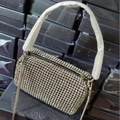 China High Quality Handmade Rhinestone Fashion Women Handbags Cross - Rhinestone Crystal Clutch Bags Crossbody Bag Body Bag Party Evening for sale