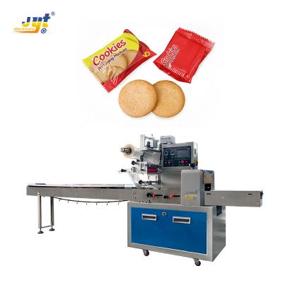 China Reasonable Food Structure Cookie Pillow Packing Machine And Sealing Machine For Aluminum Foil Testing for sale