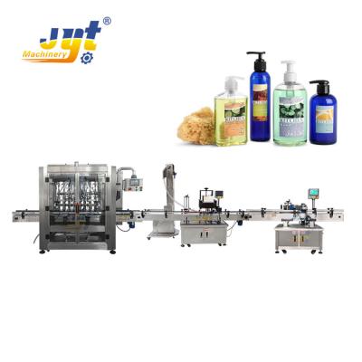 China Detergent High Accuracy Sanitizer High Precision Fill Level Liquid Soap Filling Capping Labeling Machine for sale