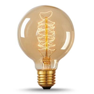 China Retro Edison Light Bulb E27 E26 40W 60W Incandescent Vintage Edison Lamp Light Bulbs Classic Decorative G80 Filament for sale