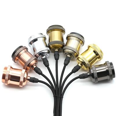 China E27 Screw Vintage Decorative Edison Bulb Holder Pendant Socket for sale