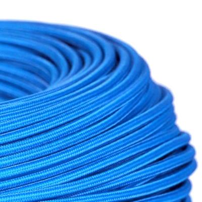 China DIY Lighting 2 or 3 Core Vintage Textile Fabric Tie Retro Flex Braided Cable Cloth Covered Electrical Wire for sale