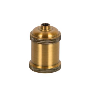 China Lamp Accessories High Quality Vintage E27 Socket Lamp Holder E27 Aluminum Screw Bulb Socket for sale