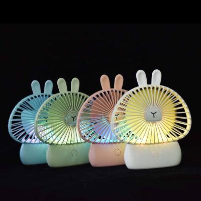 China Hotel Christmas Girls' Toys Gifts Ideas Instruments Led Light Mini Fan For Friends for sale