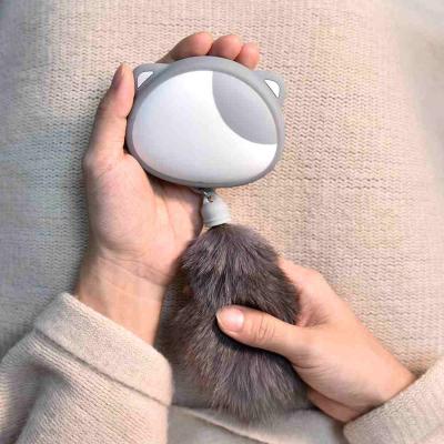 China Temperature Controlled Winter Korea Plush USB Rechargeable Mobile Hand Warmer for sale