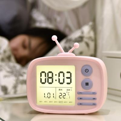 China LUMINOVA Digital Clock/Kids Bedside Calendar Digital Alarm Clock with Date Time and Alarm for sale