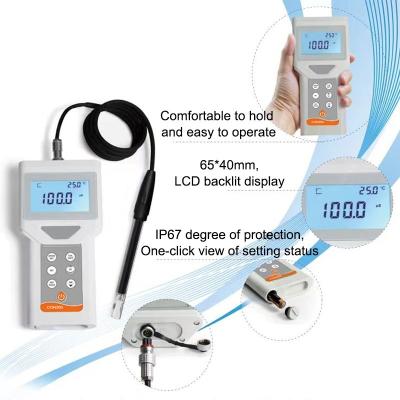 China Hoge-precisie PH-sensor Handheld Draagbare opgeloste zuurstofmeter voor aquacultuur Te koop