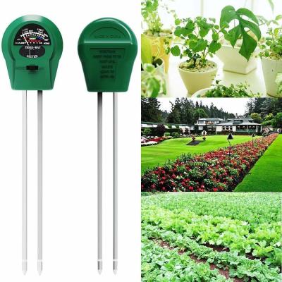 China Stainless Steel Tube Probe 3 In 1 Moisture/Light/Ph Tester for Plant/Lawn/Farm/Garden for sale