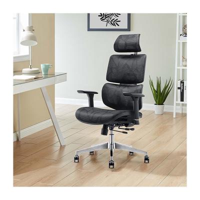 China Office Furniture (Height) Adjustable Mesh Executive Chair Ergonomic Swivel White Desk Chairs For Office for sale