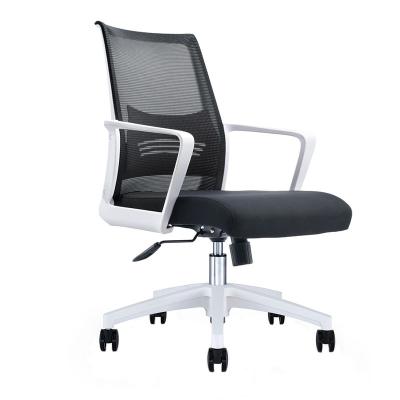 China Adjustable (Height) Black Mesh Back Executive Boss Ergonomic Mid Back Office Computer Desk Chairs for sale