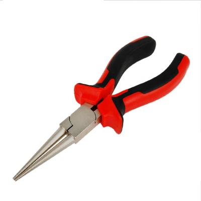 China High Carbon Steel Satin Nickel Plated Europe Type Round Nose Circlip Pliers for sale