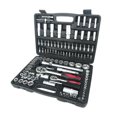 China 108pcs Carbon Steel Home Crv Socket Kit Material Socket Tool Kit for sale