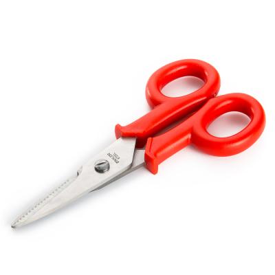 China Universal Profession Stainless Steel Fiber Cable Wire Cutter Electrician Cutting Scissors for sale