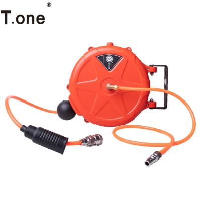 China Factory Direct Selling Retractable Automatic Air Hose Reel Mini Reel Garden Hose Adjustable Prices Ex-factory for sale