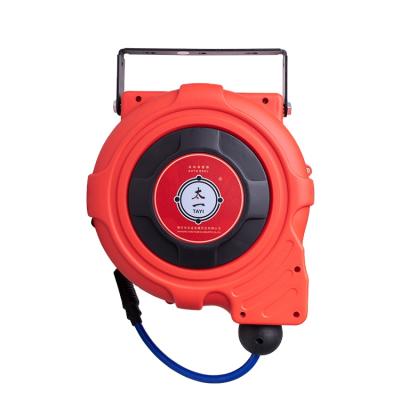 China 12 Meters Adjustable Garden Hose Reel Retractable Automatic Water-Air Reel Hose Self Service Portable Wall Mounted Car Wash Equipment for sale