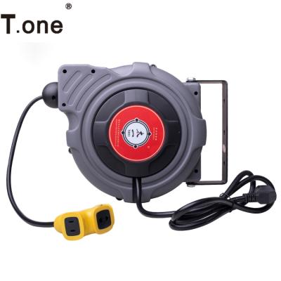 China Wall Mounted Garden Hose Adjustable Direct Reel Cable Reel Factory Automatic Telescopic Electric Hose Reel for sale