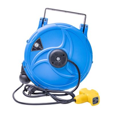 China High Quality Adjustable Automatic Retractable Electric Wall Mount Reel Hose 10Meters Reel &cable for sale