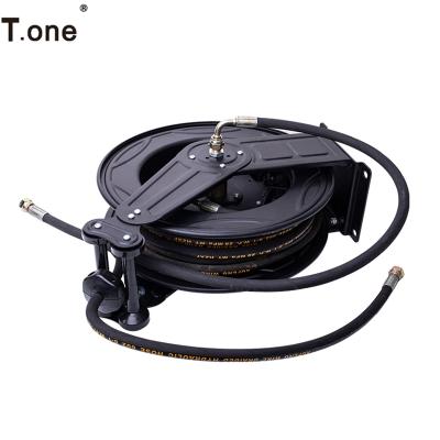 China Garden Adjustable High Pressure Automatic Metal Water Pipe Industrial Washing Wire Hose Hose Water Air Reel for sale