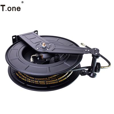 China Adjustable Heavy Duty Wall Mounted Retractable Automatic High Pressure Garden Hose Water Air Reel for sale