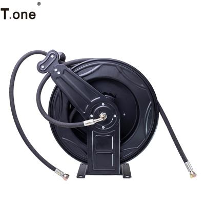 China Garden Adjustable High Pressure Automatic Metal Water Pipe Industrial Washing Wire Hose Hose Water Air Reel for sale