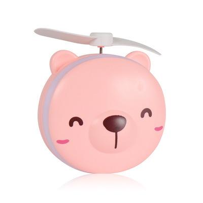 China Mini Portable Cute Pig Head Lighted Shape Fan Rechargeable Makeup Mirror LED Fill Light You'll be safe even touching it unexpectedly. for sale