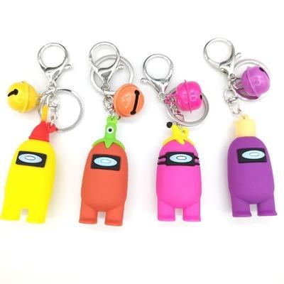 China Anime Cartoon Car INS Pendant Key Chain Amongus Bag Game Key Chain Key HOT Creative Cute Pendant Buckle Pendant for sale