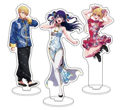 China Acrylic Standee Printed Hologram Anime Plastic Custom Catcher Cheongsam Cute Anime AI Hoshino Oshi Stand No Ko Acrylic Standee for sale