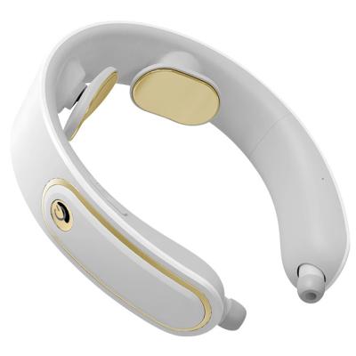 China Best Selling Electronic Electric Neck Shoulder Gesture Controlled Massager with Headphones for sale