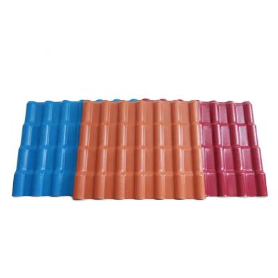 China Brand New Fireproof Asa Coated Pvc Synthetic Resin Plastic Roof Tile With High Quality for sale