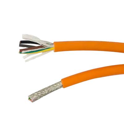 China High Flexible PVC+Copper Drag Chain Shielded Cable 7 8 10 12 16 20 24 Core 0.5 0.75 Square 1.5 for sale