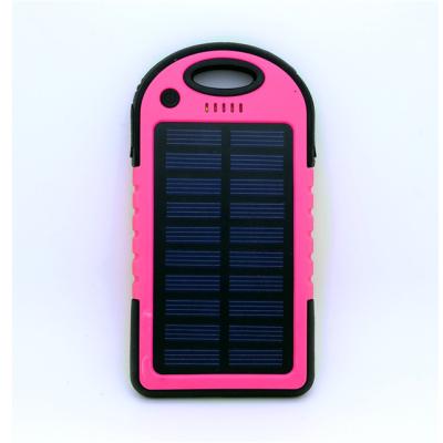 China Tiny Solar Panel Charge 5000mAh Solar Charger for sale