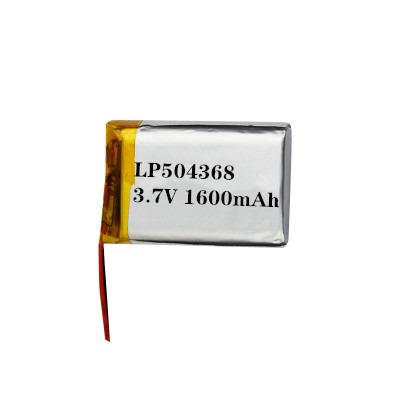 China O2 3.7V Li Polymer 504368 Rechargeable 1600mAh Battery (NiCoMn) For LP504368 for sale