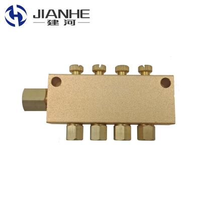 China General Jianhe Central Lubrication Adjustable Multi-hole Miscellaneous Oil Block for sale