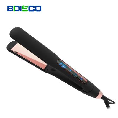 China Touch Screen With 2021 New Ionic Ceramic 2 In 1 Custom Flat Iron Hair Straightener for sale