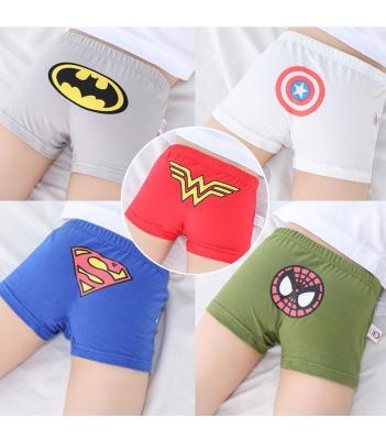 China Antibacterial fashion high quality underwear for kids combed cotton cute printing kids underwear for sale