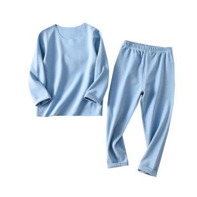 China Wholesale Simple 3-18 Years Old Seamless Thermal Unisex Soft Kids Clothes Acrylon Kids Mirino Thermal Underwear for sale