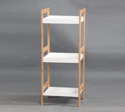 China New Style Sustainable 3 Layers Factory Furniture Ladder Rack Home Rack Shelf for sale