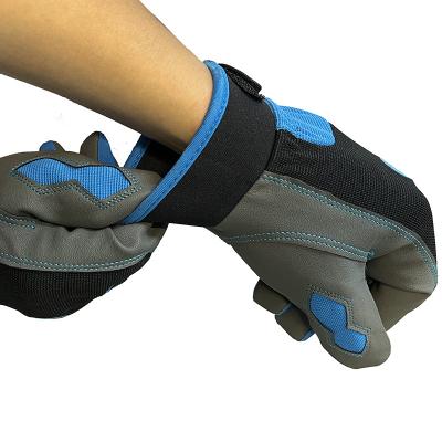 China Anti Slip Spandex Stretch Back Rise TPU Waterproof Non Slip Protection Work Glove for sale