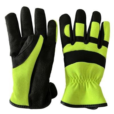 China Micro Anti-impact Fiber Auto Mechanic Safety Mechanics Work Gloves for sale