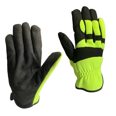 China Custom Anti-impact Gardening Truck Drive Work Safety Hand Gloves Elastic Cuffs for sale