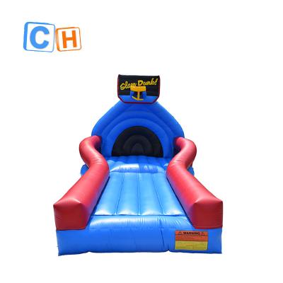 China PVC Customized Inflatable Outdoor Sport Equipment Inflatable Basketball Games Court For Sale for sale